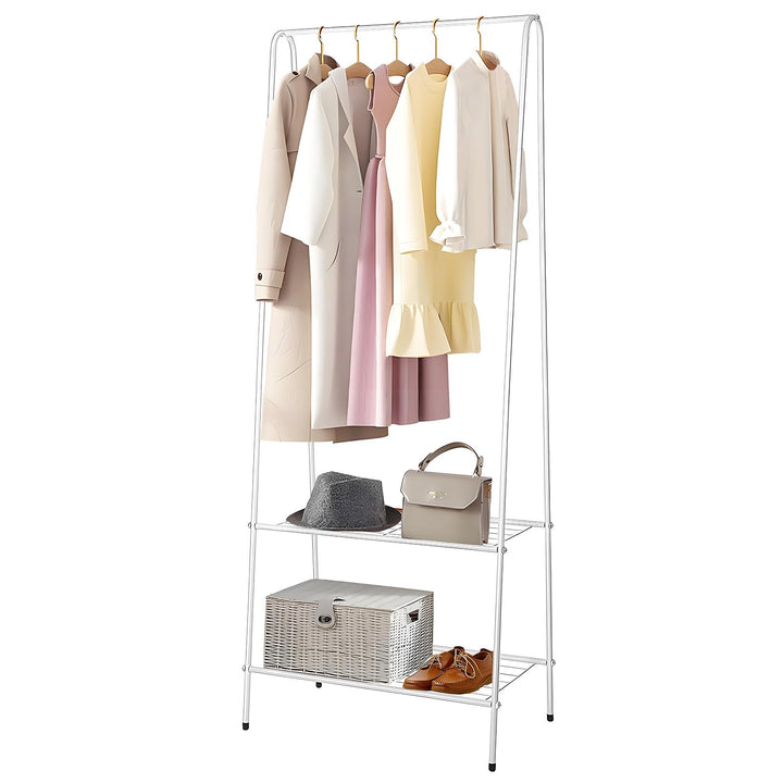 Kleiderständer Metall Kleiderstange 60 cm x 151 cm Kleiner Garderobenständer für Schlafzimmer mit Sc