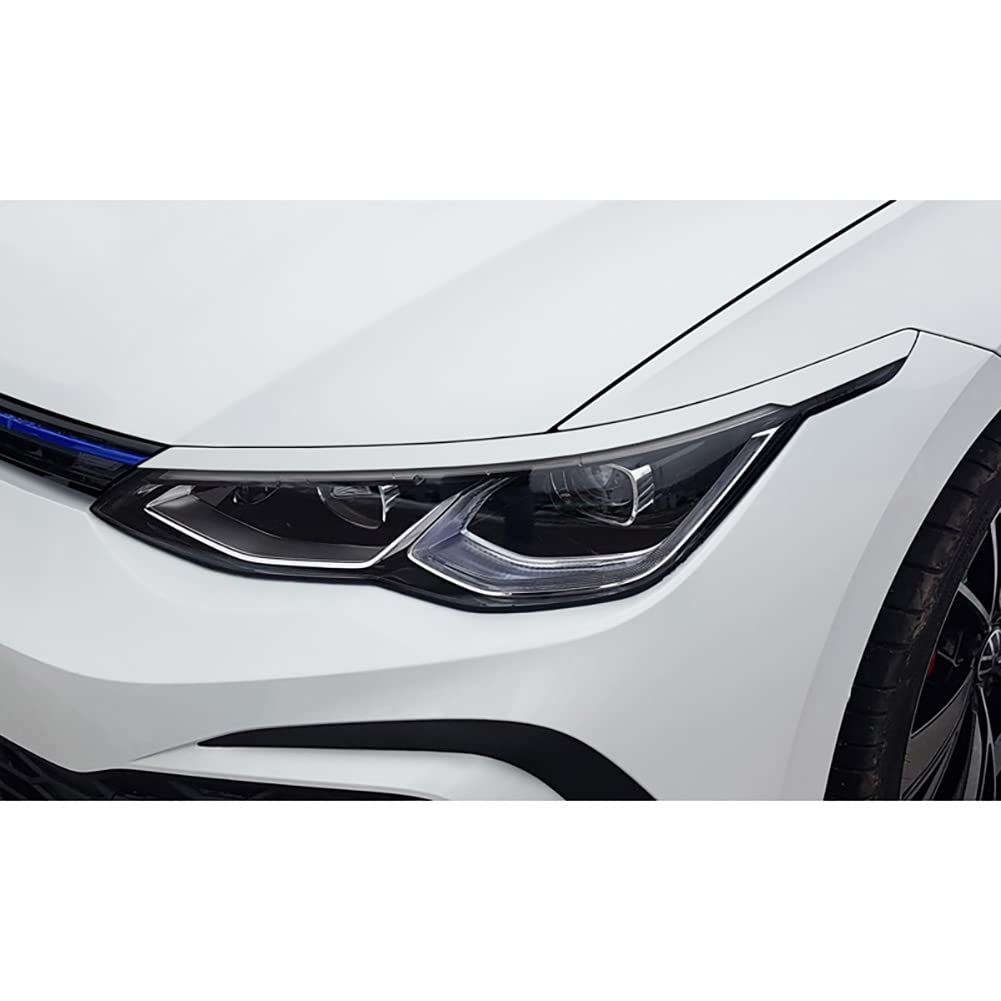 Scheinwerferblenden kompatibel mit Volkswagen Golf VIII (CD) 2020- (ABS)