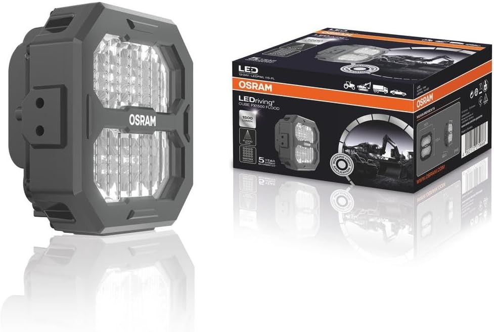 OSRAM LEDriving® Cube PX1500 Flood, LEDPWL115-FL, OFF ROAD, LED Arbeitsscheinwerfer, 1500 Lumen, Fal