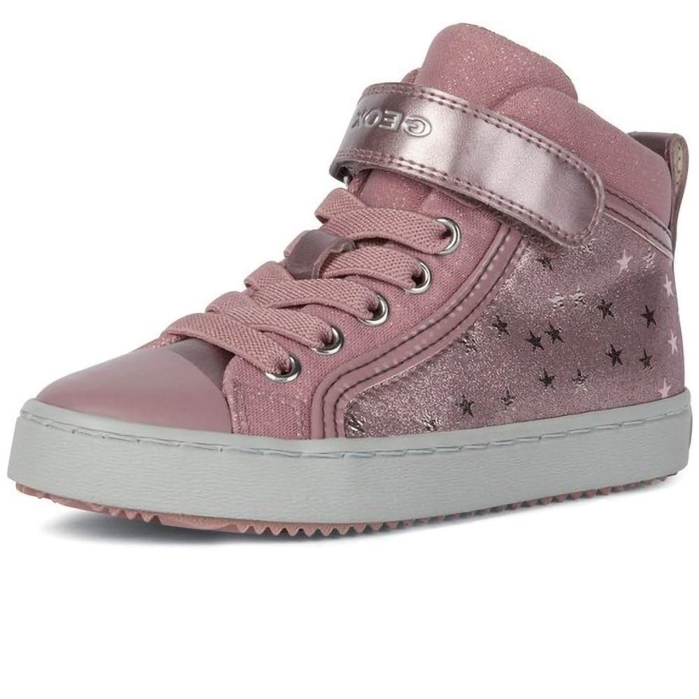 Geox Mädchen J Kalispera Girl I Sneakers 24 EU Rosa Dk Pink C8006, 24 EU Rosa Dk Pink C8006