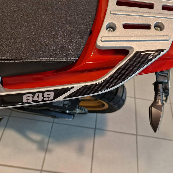Resin Bike Aufkleber Motorrad Kompatibel Mit Moto Morini X-Cape 650 2022-2026. Motorrad Hinterer Pas