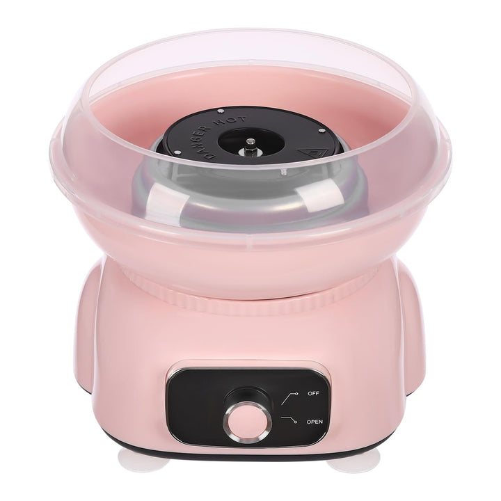 Elektrische Zuckerwattemaschine,Niedliche Cotton Candy Machine für Zuhause mit 10 Bambus-Stäbchen,18