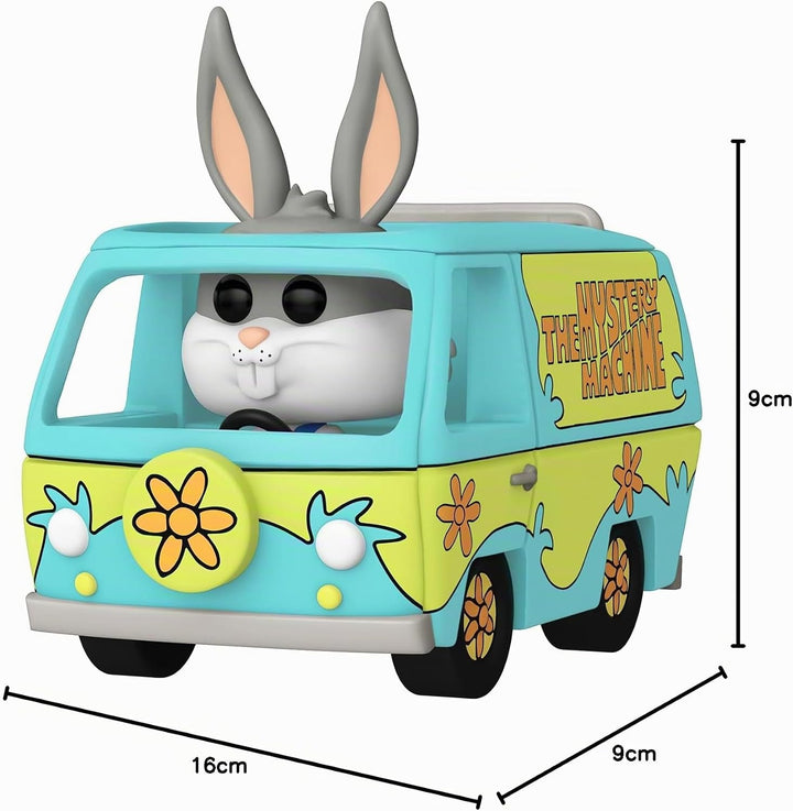 Funko Pop! Ride Super Deluxe: HB - Mystery Machine mit Bugs Bunny - Looney Tunes - Vinyl-Sammelfigur