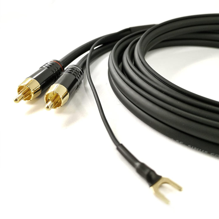 Selected Cable 4m Phonokabel geschirmt Stereo OFC 3x 0,35mm² RCA- Cinchkabel extra 4,1m lange Massel