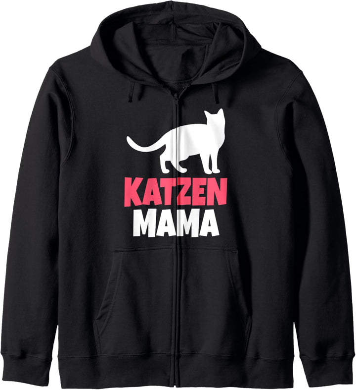 Katzen Mama Niedliche Geschenkidee Kapuzenjacke