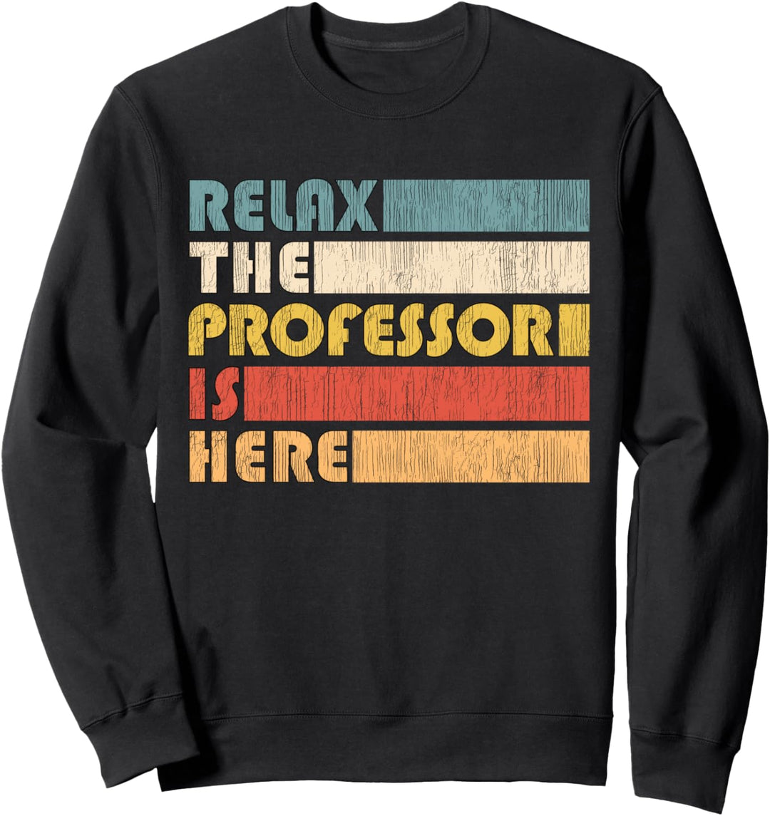 Dozentin Relax Professor, Lehrer Sweatshirt