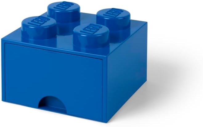 Room Copenhagen L4005B.00 40051731 Storage Brick 4 mit Schubladen, Blau, 25 x 25,2 cm, 25 x 25,2 x c