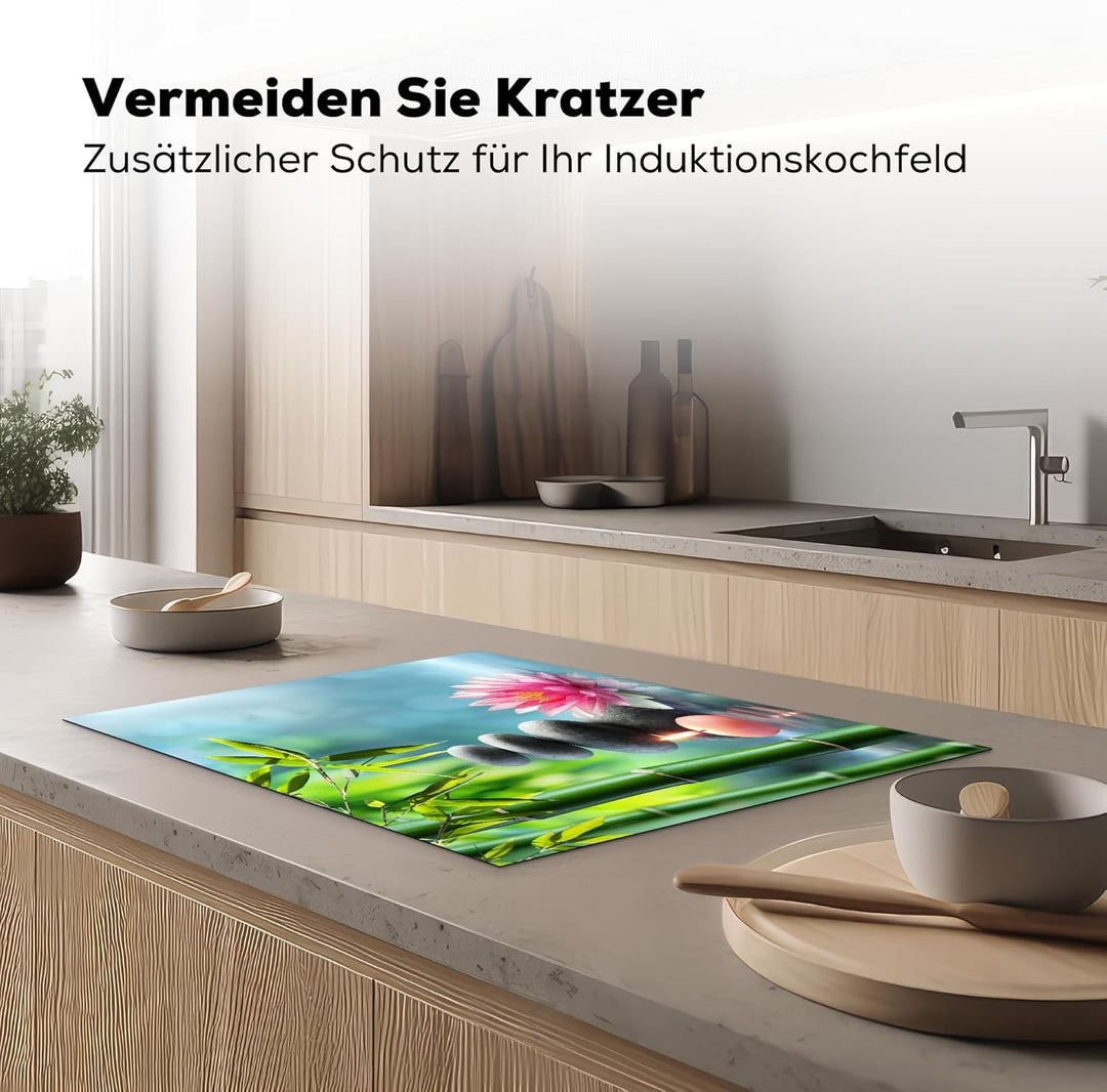 KitchenYeah© Herdabdeckplatte Einteilig Ceranfeld Abdeckplatte Küche Deko Ceranfeldabdeckung Herdabd