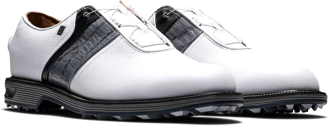 FootJoy Herren Premiere Serie Tarlow Golfschuh 39.5 EU X-Weit Weiss Grau, 39.5 EU X-Weit Weiss Grau