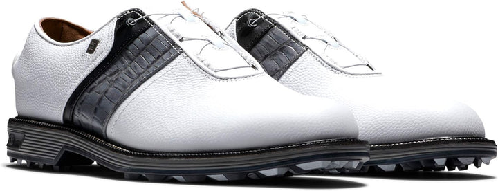 FootJoy Herren Premiere Serie Tarlow Golfschuh 39.5 EU X-Weit Weiss Grau, 39.5 EU X-Weit Weiss Grau