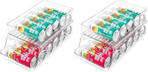 Kühlschrank Dosen Organizer 250 ml/330 ml Dosenspender Getränke Organizer, Foldable Dosenspender küh