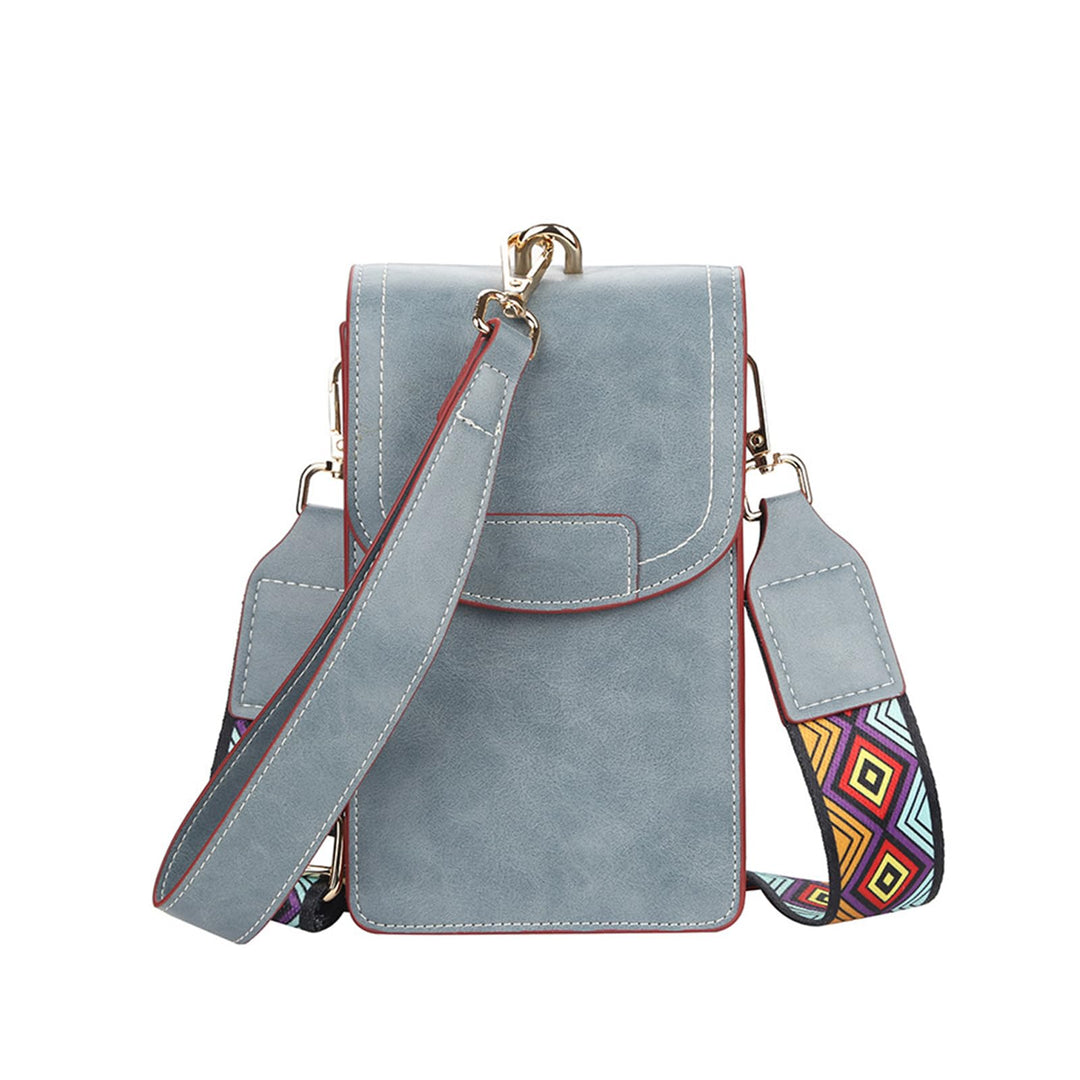 PORRASSO Handy Umhängetasche Damen Mode Handytasche PU Schultertasche Mädchen Geldbörse Crossbody Ba