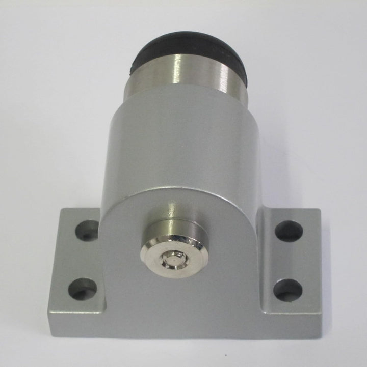 RSW-Türstopper 83029, grauer Türstopper aus massivem Gussaluminium für die Bodenmontage