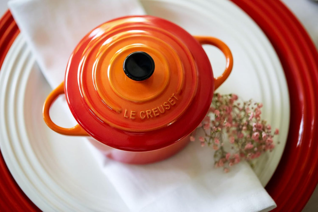 LE CREUSET Steinzeug Mini-Cocotte 200 ml, ofenrot, Ofenrot