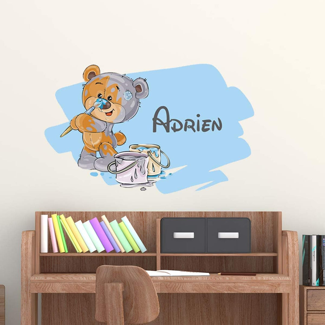 Sticker für Kinder | Wandaufkleber Mess – Wanddekoration Kinderzimmer - 140 x 60 cm