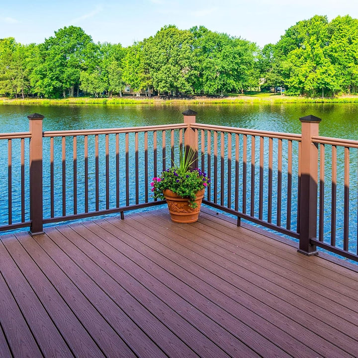 16 Stück Pfostenkappe 100mm*100mm Pfostenkappen Zaunkappen Kappen für Holzpfosten Deck Pfosten Pfost