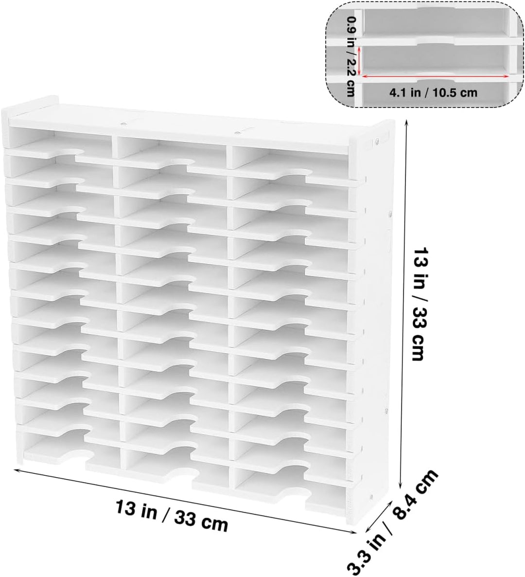 ABOOFAN Cd Aufbewahrungsbox Mit 36 Fächern 13.00X5.24 Zoll Organizer Für Cds Und Dvds Multifunktiona