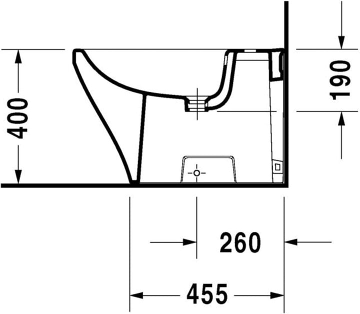 Duravit 2283100000 228310000 Bide DuraStyle Weiss