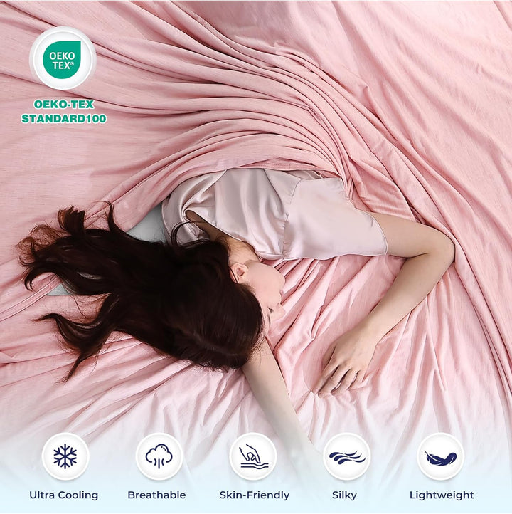 Luxear Selbstkühlende Decke, Arc-Chill Q-Max 0,5 Kühldecke, 2 in 1 Doppelseitige Dünne Sommerdecke B