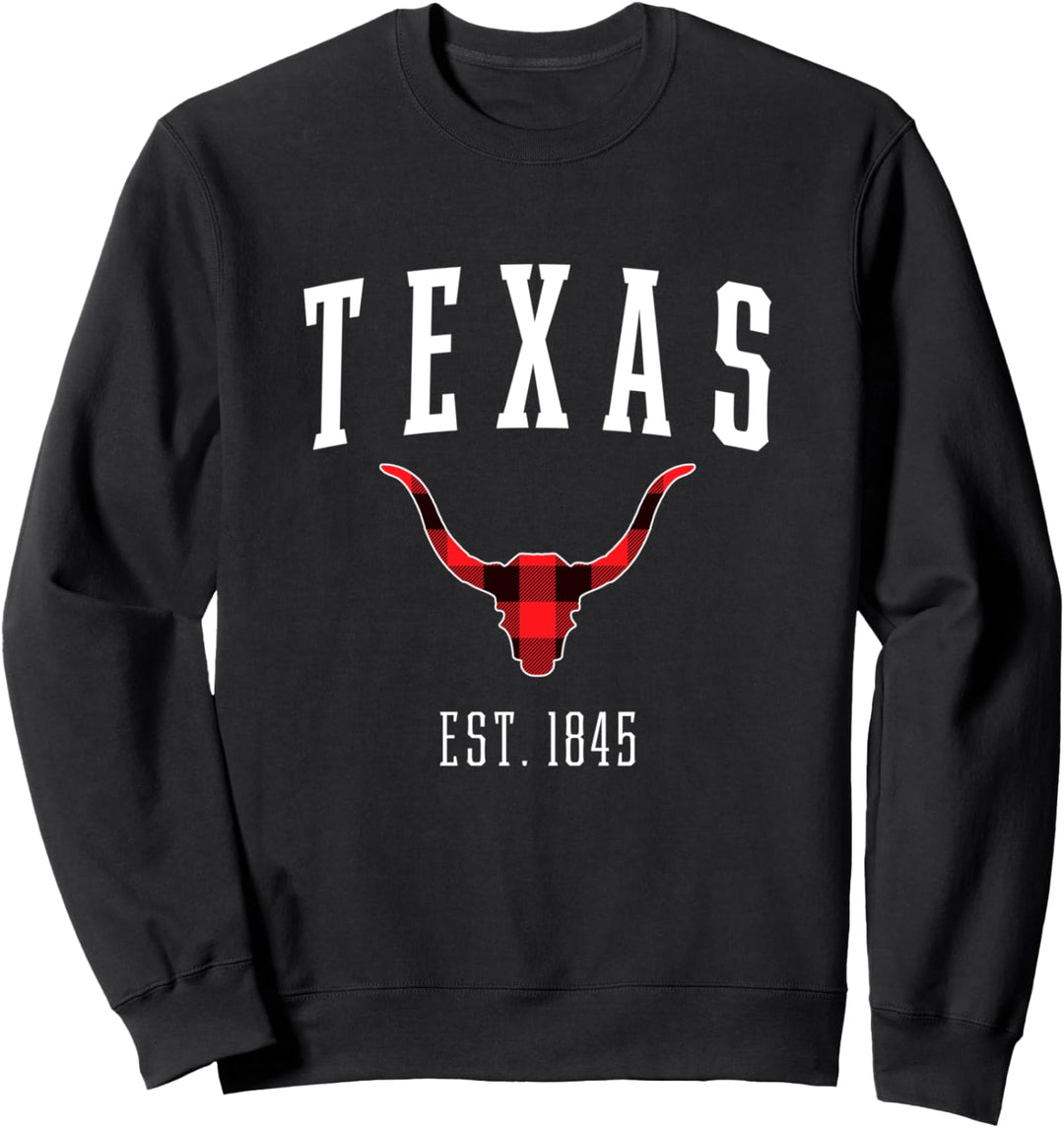 Bigger in Texas Plaid Longhorn XO4U Original Sweatshirt