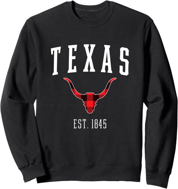 Bigger in Texas Plaid Longhorn XO4U Original Sweatshirt