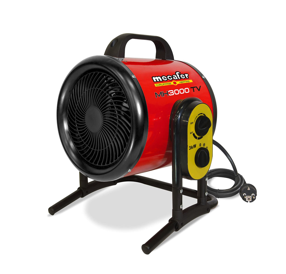 Mecafer mh3000vt Heizlüfter, 3000 W, Turbo, max. 40 m², MH3000VT