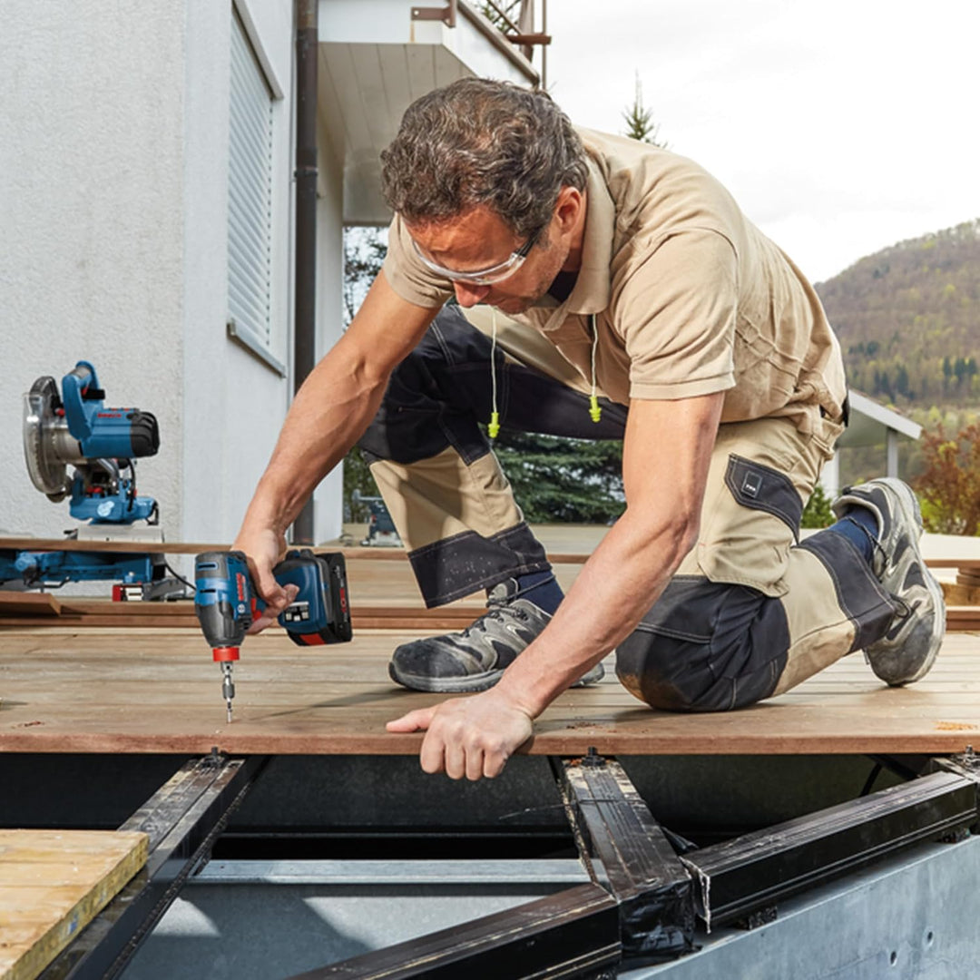Bosch Professional 18V System Akku-Drehschlagschrauber GDX 18V-210 C (max. Drehmoment 210 Nm, ohne A