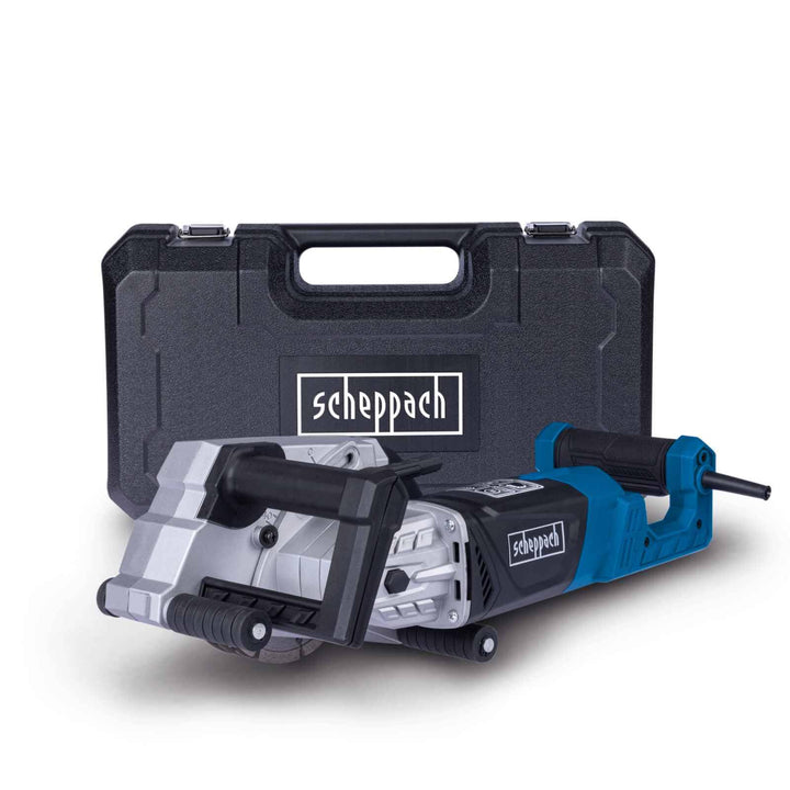 Scheppach Mauernutfräse MNF2250 | 2250 W Leistung mit 5400 U/Min | Frästiefe 0-40mm | Flexible Schni