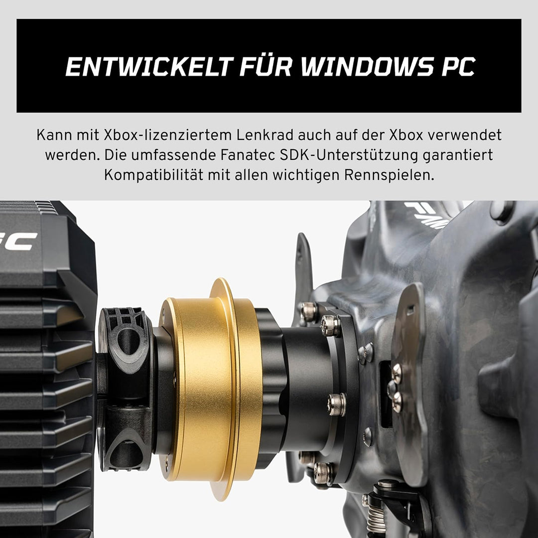 Fanatec Sim Racing CSL DD QR2 Wheel Base – 5 Nm Direct Drive Base, dynamisches Force Feedback, aus d