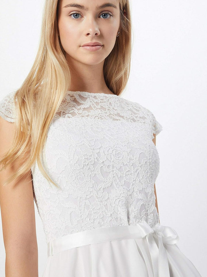 SWING Damen Cocktailkleid 36 Weiss., 36 Weiss.