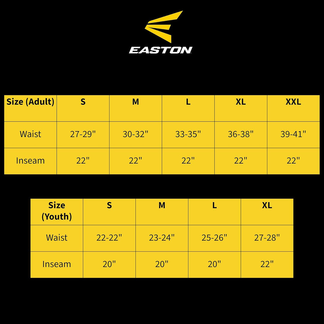 Easton ZONE 2 Fastpitch Softball-Spiel-/Übungshose | Damen | einfarbig M Weiss, M Weiss