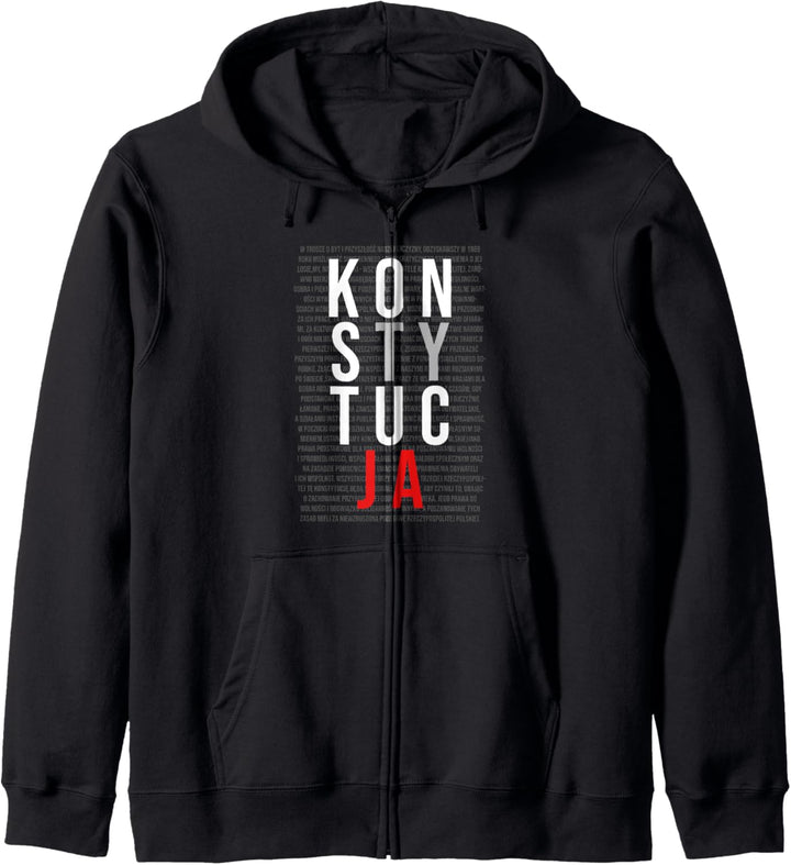 Konstytucja Polnische Verfassung Polnisch Kapuzenjacke