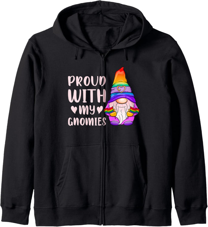 Schwuler Zwerg, LGBT-Stolz, Regenbogenfarben Kapuzenjacke