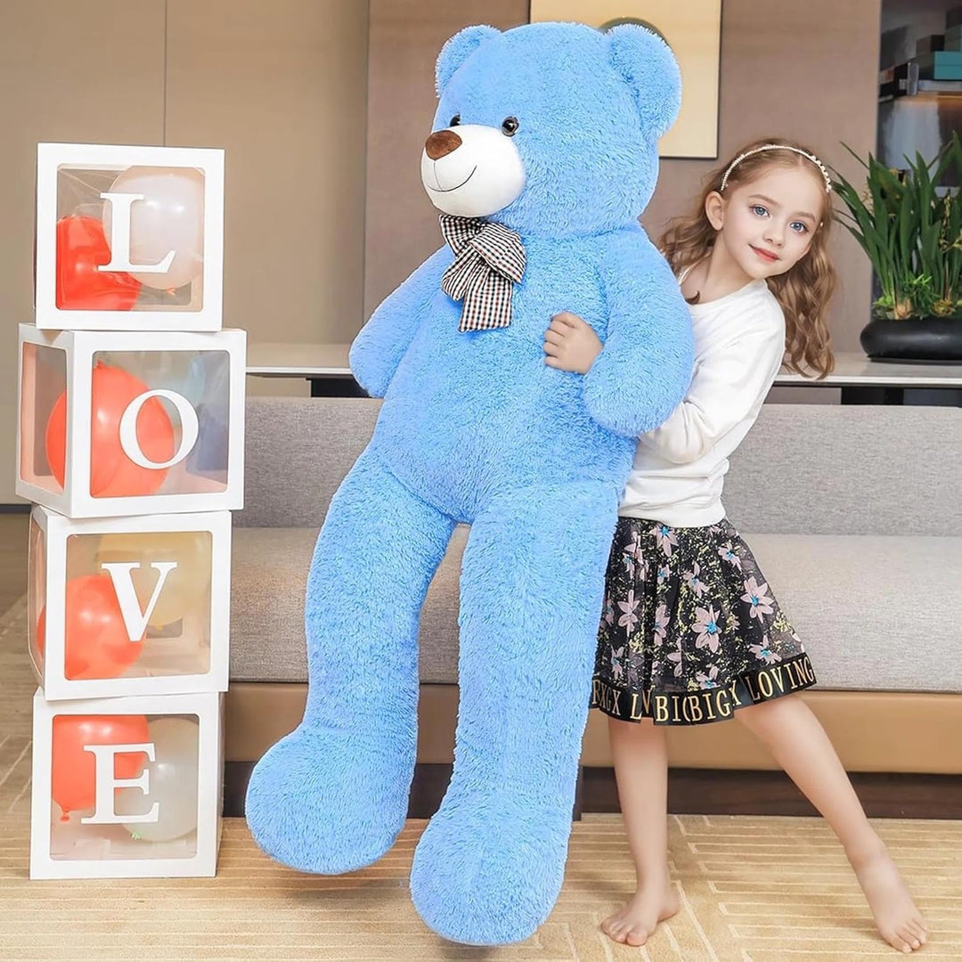 SNOWOLF XXL Teddybär 120cm Riesen Weiches Spielzeug gross Stofftier Plüschtier Plüschbär Kuschelbär
