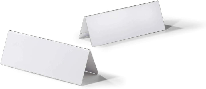 Durable Namensschild A4 Dachaufsteller (Acryl, 105/210 x 297 mm) 10 Stück, transparent, 803519, 105/
