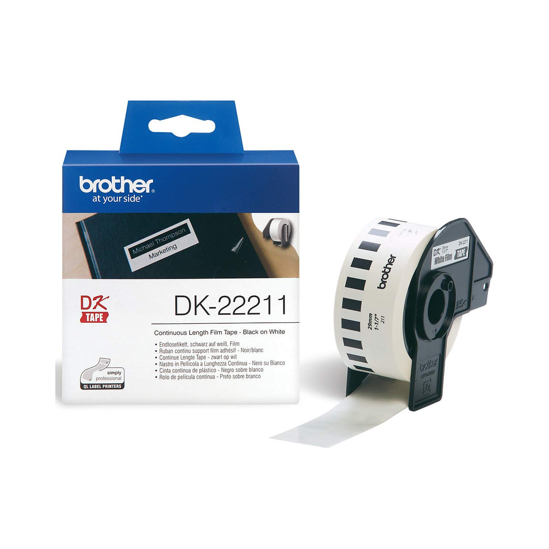 Brother DK22211 QL-Rolle Papier 15,24m/29mm weiss