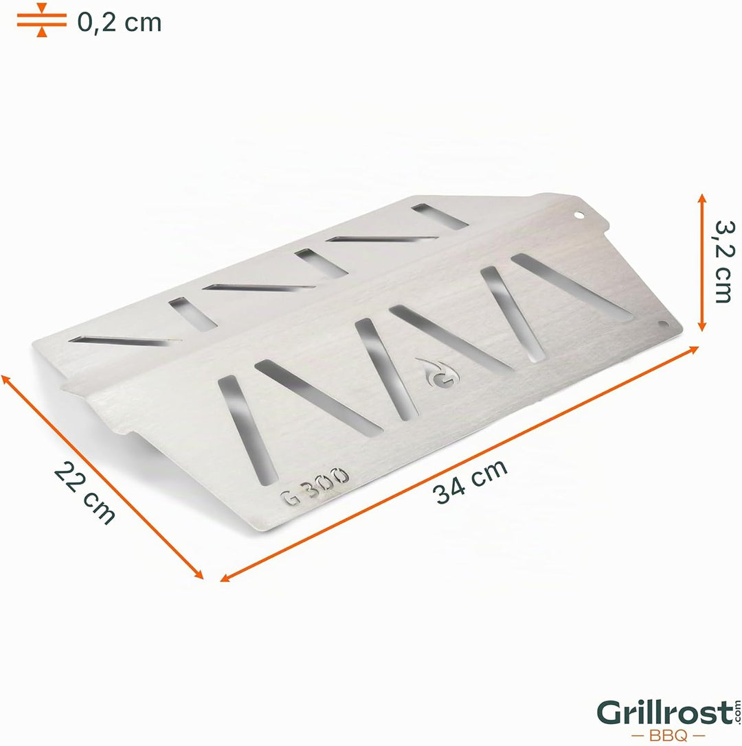 Grillrost.com Das Original HV Aromaschienen Genesis 2 St. Hitzereflektor Genesis I, 2 St. Hitzerefle