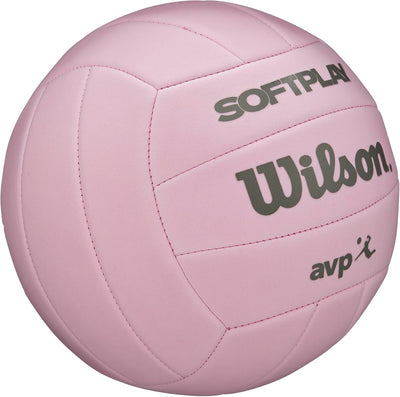 Wilson Super Soft Play Outdoor Recreation Volleyballs - Official Size Rosa, Rosa