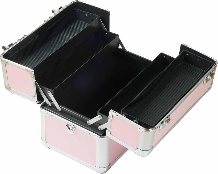 N&BF Kosmetikkoffer Rosa Klein | Schminkkoffer Abschliessbar Leer, Rosa