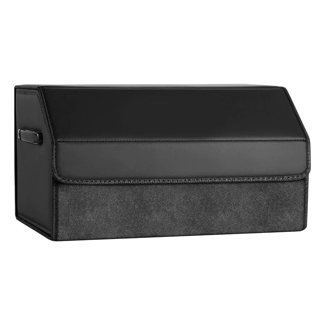 Polegas Auto Kofferraum Organizer, Faltbare Leder Kofferraumtasche, Grösse Aufbewahrungsbox Auto mit