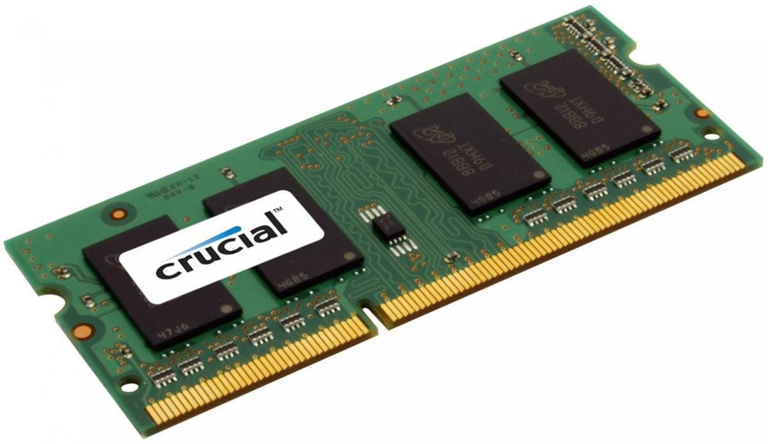 Crucial CT4G3S1067M 4GB Speicher für Mac (DDR3/DDR3L, 1066 MT/s, PC3-8500, SODIMM, 204-Pin), Grün 4G