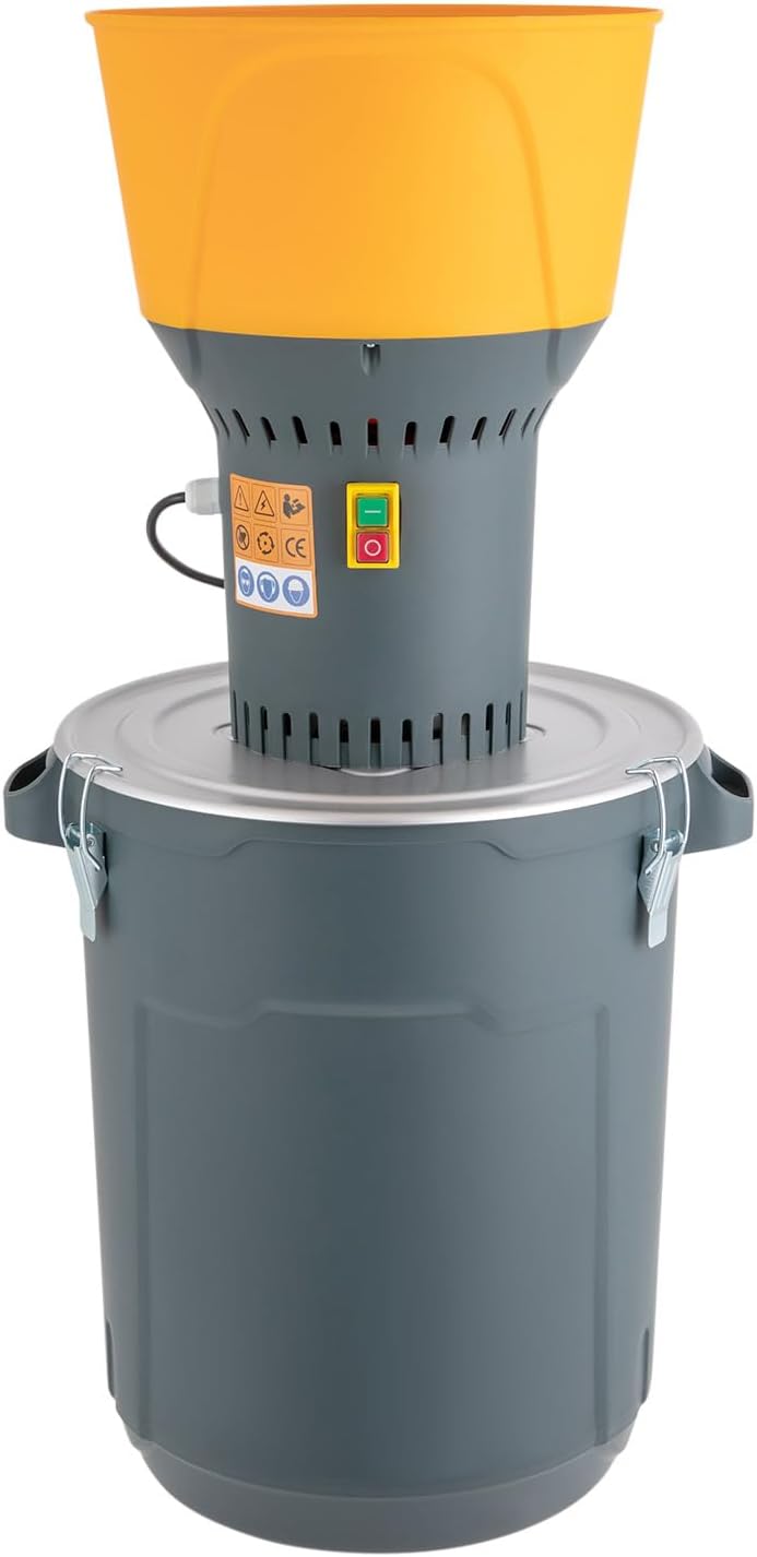 Getreidemühle Elektrisch 1300W Mit 5 Sieben Für Kräuter Gewürze | Mahlt Bis Zu 400kg/H,GrossEr Auffa