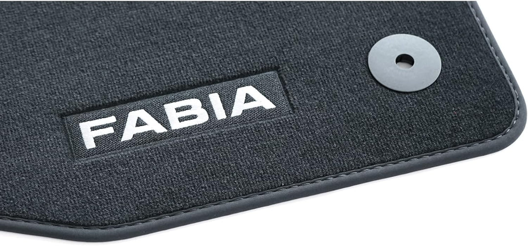 Skoda 6VB061404 Fussmatten Textil 4X Stoffmatten, mit Fabia Schriftzug