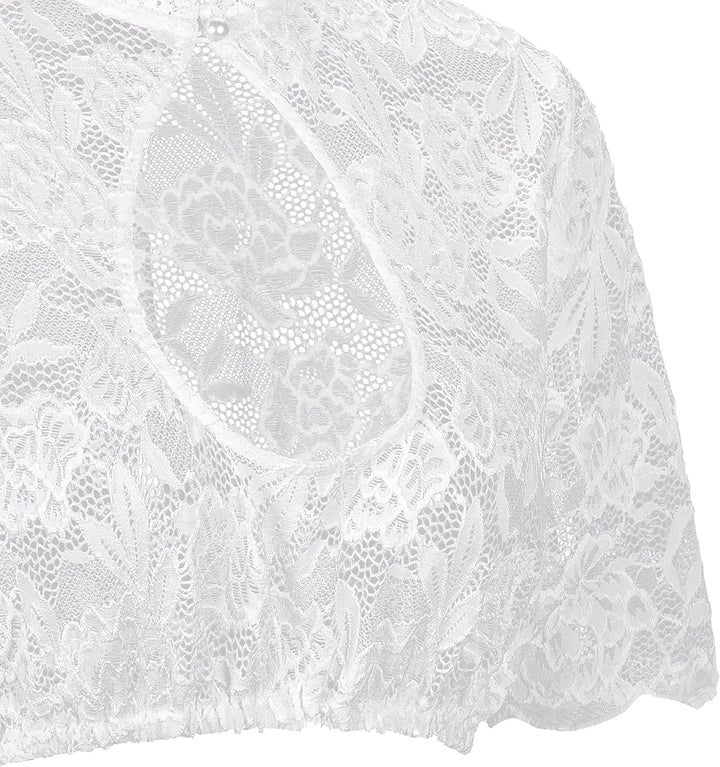 Dirndlbluse Damen Trachtenbluse Creme Dirndl Bluse für Bavarian Oktoberfest, 22jb107-weiss