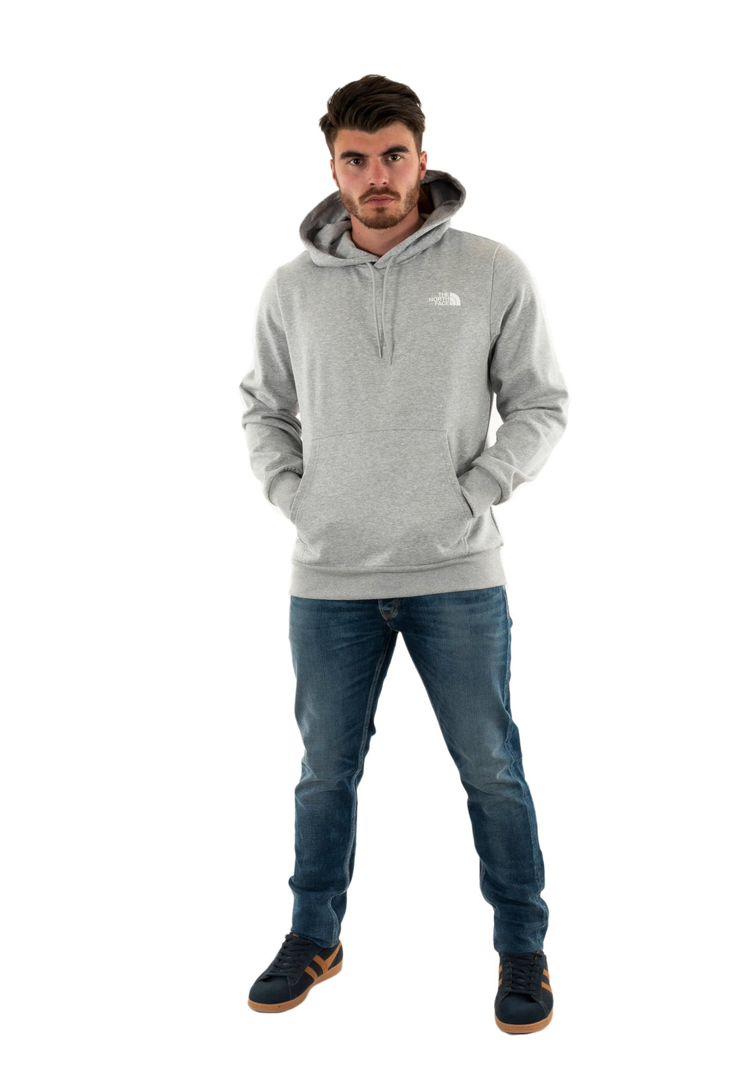 THE NORTH FACE Herren M Simple Dome Hoodie Kapuzenpullover (1er Pack) S Tnf Light Grey Heather, S Tn