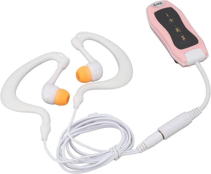 Ohrhörer-Unterwasser-MP3-Player, Wasserdichter Streaming-Musikplayer mit Kopfhörer Zum Schwimmen, Ta