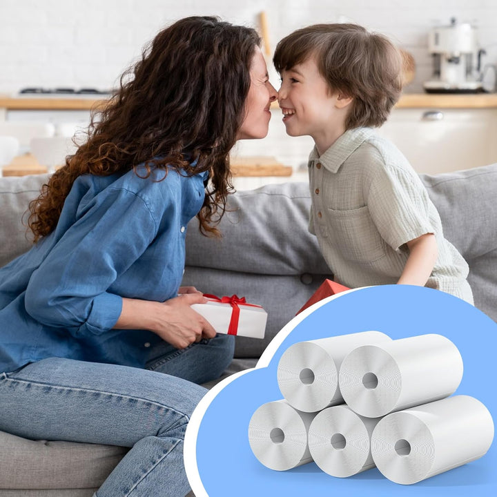 5 Rollen Druckpapier für Kinderkamera, Sofortdruck Thermopapier, Nachfüllpapier für Kinderkamera, So