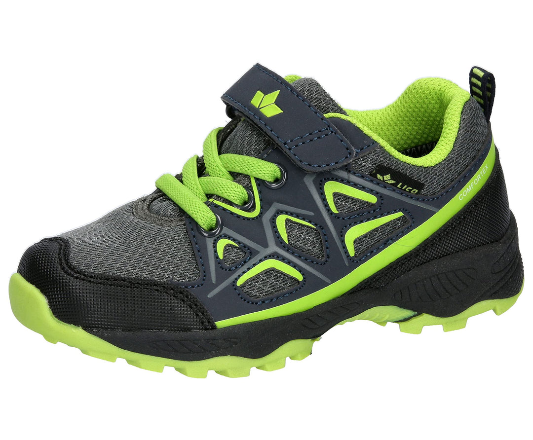 Lico Unisex Kinder Posadas Vs Cross-Laufschuh 25 EU Grau Lemon, 25 EU Grau Lemon