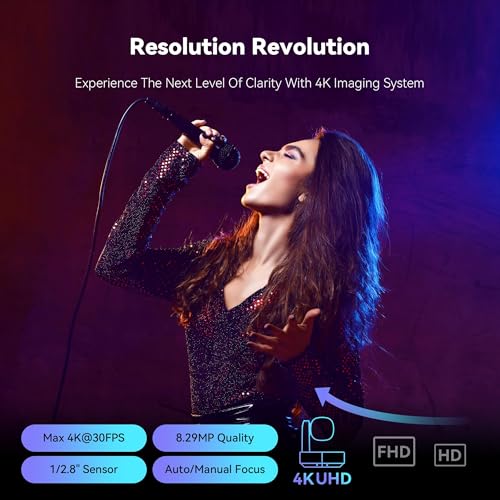 Tenveo 4K NDI PTZ-Kamera, AI Humanoid &amp; Face Auto-Tracking（VL20U4KN） KB200PRO PTZ Controller