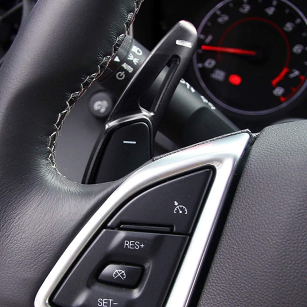 HIBEYO 2PCS Metall Ersatzsatz Lenkräder Schaltwippen für Chevy Chevrolet Camaro 2016-2019, C7 Corvet